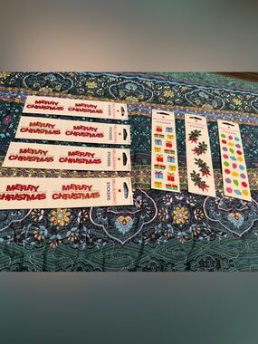 Vintage Mrs. Grossman Christmas stickers